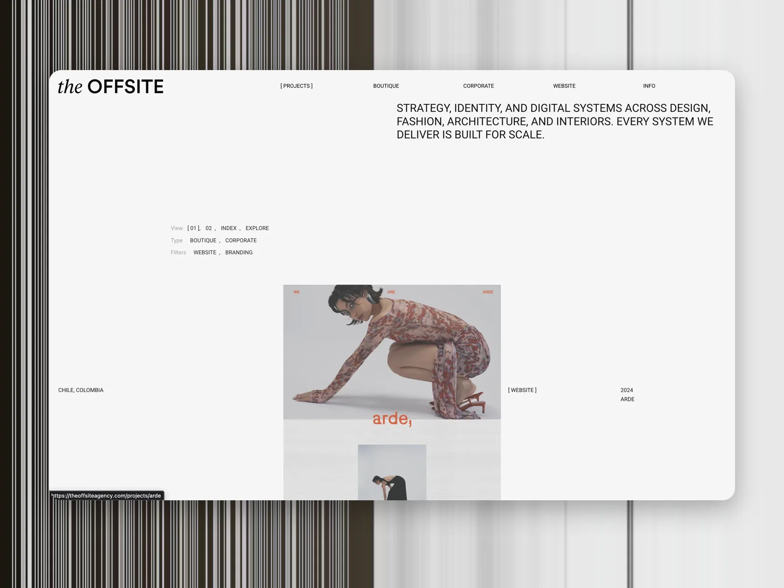 The Offsite Agency homepage